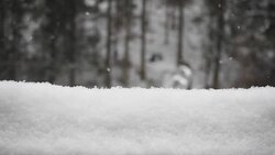 Snowfall and the snowdrift - SLOW MOTION Stock Footage