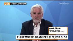 Philip Morris CEO on Second-Quarter, Vectura Deal News Clip