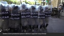 Bolivian military pulls back, general arrested after failed coup attempt News Clip