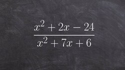 Simplify a rational expression Instructional Video