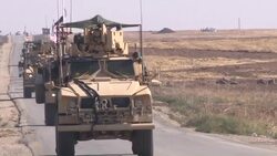 CLEAN : US conducts first NE Syria border patrol since pullback News Clip