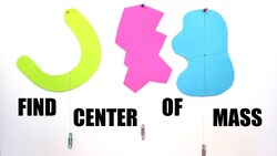 How to Find the Center of Mass of (almost) Any 2D Shape | STEM Activity Instructional Video