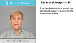 Situational Analysis - 4C, 5C, 7C Approaches Instructional Video
