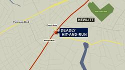 Police: Driver wanted in fatal Hewlett hit-and-run News Clip