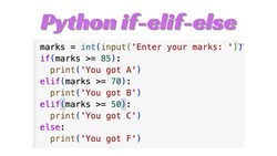 Python Lesson20: if-elif-else Instructional Video