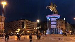 Macedonia Nears a Name-Change Referendum Stock Footage