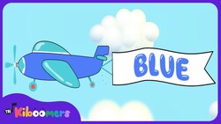 The Kiboomers' Catchy Color Blue Kids Song Instructional Video
