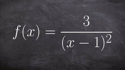 Determine the horizontal asymptotes Instructional Video