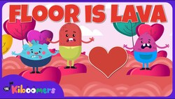 Valentine's Day Floor is Lava - THE KIBOOMERS Preschool Songs - Brain Breaks Instructional Video