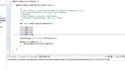 Core Java Programming Course- List Iterator Instructional Video