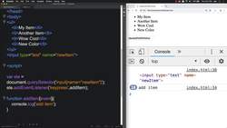 HTML CSS and JavaScript for Beginners - A Web Design Course - KeyPress Events. Instructional Video