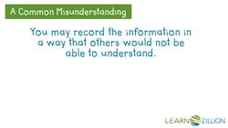 Collecting and Organizing Measurement Data with a T Chart Instructional Video