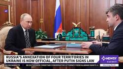 Putin Signs Annexation Of Ukrainian Regions As Losses Mount News Clip