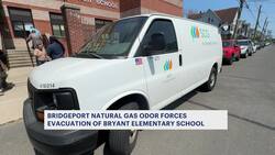 Natural gas odor in Bridgeport prompts evacuation of Bryant Elementary School News Clip