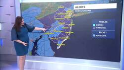 Sunny today with highs in the 60s before rain arrives Wednesday in New Jersey News Clip