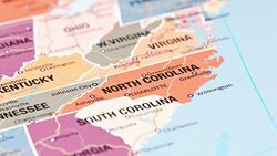 North Carolina from USA States Stock Footage