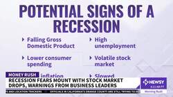 Recession Fears Mount As Wall Street Stocks Slip, Near A Bear Market News Clip