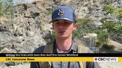 Hitting the links with teen Disc Golf Pro Carver Whitford News Clip