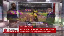 Usain Bolt beaten in final 100m race News Clip