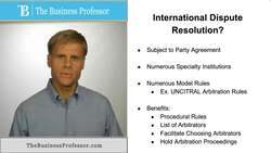 International Dispute Resolution Instructional Video