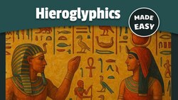 Egyptian Hieroglyphs for Kids | Ancient Egypt Instructional Video