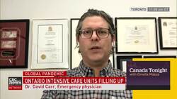 Ontario's new COVID-19 modelling to show ICUs full by early February News Clip