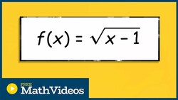 Find the domain and range using the inverse of the square root function Instructional Video