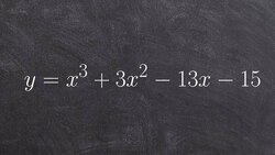 Learn how to find all the zeros and graph a polynomial using synthetic division Instructional Video