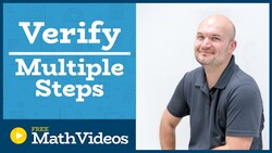 Master Verifying trigonometric identities with multiple steps Instructional Video