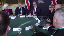 Starmer leads roundtable discussion at Organised Immigration Crime Summit News Clip