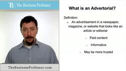 Advertorial Instructional Video
