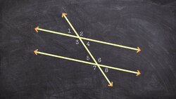 How To Determine If Two Lines are Parallel to Apply Angle Theorems Instructional Video