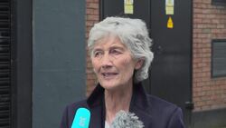 Mary Lou McDonald, Holly Cairns, and Ivana Bacik join Catherine Connolly at a presidential campaign event News Clip