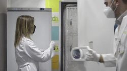 CLEAN : STOCKSHOTS: Images of Pfizer vaccine News Clip