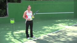 How to Make Trick Tennis Shots Instructional Video