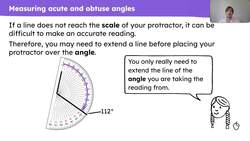 Measure the size of angles accurately using a protractor Instructional Video