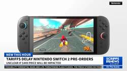 Tariff announcement delays pre-orders for anticipated Nintendo Switch 2 News Clip