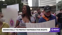 Abortion Law Energizes Houston Women's March News Clip