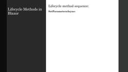 Build and Learn ASP.NET 6.0 Blazor Hands-On - Lifecycle Methods in ASP.NET Core 3.1 Blazor - Part 1 (Fundamentals) Instructional Video