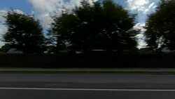 Denmark XV synched series left side driving studio process plate background Stock Footage