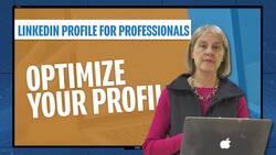 Linkedin Profile For Professionals - Optimize Your Profile Instructional Video