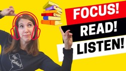 5 Tips to Stay Focused When You Read and Listen in English - All Ears English Podcast 1695 Instructional Video