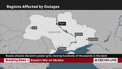 Russia attacks Ukraine's power grid, leaving hundreds of thousands in the dark News Clip