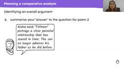 Analysing how poets present relationships that change over time Instructional Video