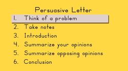 The Persuasive Letter Instructional Video