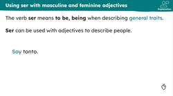 What I am like: intonation questions Instructional Video