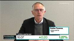 Stellantis CEO Tavares on F1, EV Transition, Cost Cuts News Clip
