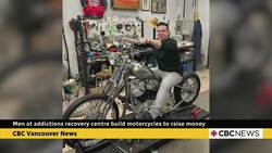 Men at addictions recovery centre build motorcycle to raise money News Clip