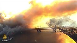 US wildfires raze California as 200,000 residents flee News Clip