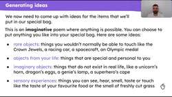 Writing your own imaginative poem Instructional Video